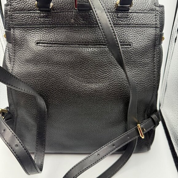 Michael Kors Addison Black Leather Backpack - NWT - Picture 3 of 11